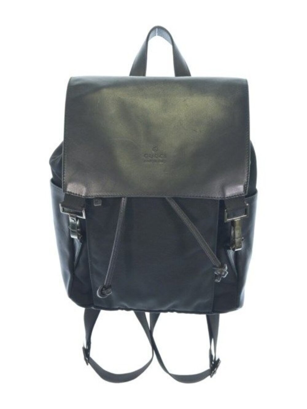 Gucci Nylon Leather Backpack